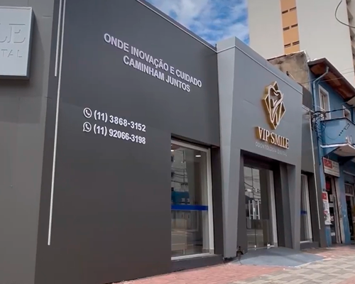 Fachada da clínica